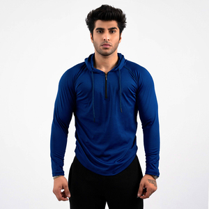 Lightweight Breathable Training <b>Hoodie</b> for Men Moisture-Wicking Performance <b>Hoodie</b> for Gym and Outdoor <b>Workouts</b> - Product Image 4