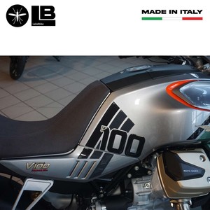 Autocollants latéraux de réservoir sur mesure, ajustement parfait pour Moto Guzzi V100 Mandello 2022-2025 - Product Image 2