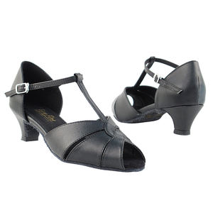 Modello 6006 Soft Ballet e scarpe da ballo latino soletta in gomma di media larghezza per Salsa e ballo da sala - Product Image 1