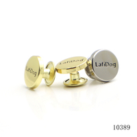 Supplier Rivet Kulit OEM Profesional berkualitas tinggi 12mm Rivet Logam Enamel Lunak dengan Logo Merek Kustom untuk Kalung Anjing Kulit