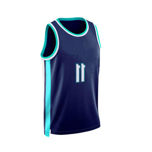 Design personnalisé en gros sublimation réversible basket-ball enfants maillots gilets kit ensemble chemise hommes basket uniforme jersey - Product Image 3