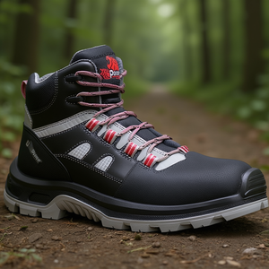 Botas de Seguridad Cross Talla 41 W.11 Negro/Gris/Rojo S3S FO SR EN ISO 20345:2022 Calzado de Seguridad - Product Image 3