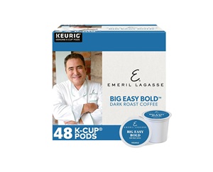 Café Emeril, Big Easy Bold, Cápsulas Individuales Keurig K-Cup, Tueste Oscuro, 48 Unidades - Product Image 1