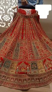 Georgette Lehenga Choli bordado pesado de moda para mujeres para fiestas tradicionales bodas recepciones eventos festivos - Product Image 3