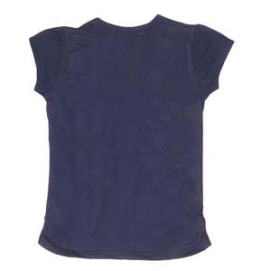 Girls Half Sleeve Fancy T-Shirt - Navy Blue - Product Image 2