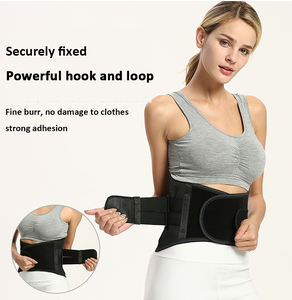 Ceinture de soutien lombaire professionnelle unisexe avec plaque arquée métallique certifiée CE pour étirement du dos et correction de la posture, disponible en OEM - Product Image 2