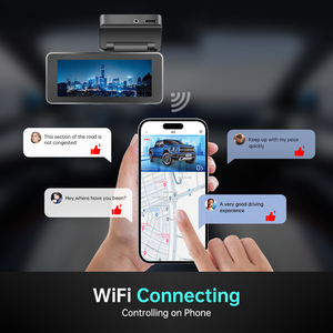Caméra de tableau de bord 4k 5G wifi avant et arrière 4k caméras de voiture boîte noire caméra de tableau de bord avec GPS caméras de tableau de bord carte SD chargeur de capteur sony 256G - Product Image 3