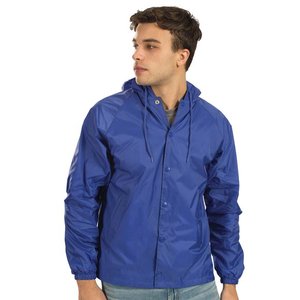 Custom Blue Coach <b>Jackets</b> <b>for</b> Men <b>Women</b> 100% Polyester with Nylon Winter Cozy Clothing Embroidery Decoration High Street Style - Product Image 6