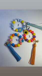 Llavero de piedra cónica, llavero de cuentas de piedras preciosas de cristal curativo, llavero de cristal, accesorio de bolsa, regalo para mamá/amigo-YF2212 - Product Image 3