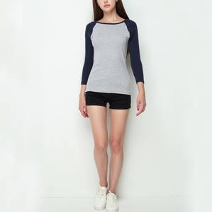 Gran oferta de verano 2025, sudadera Gymwear bordada de algodón alto, camiseta para mujer, logotipo personalizado, pantalones cortos de vestir de 2 piezas, Top con descuento - Product Image 3