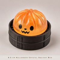 Boîte mystère de jouets anti-stress Halloween TPR Squishy Buns, visages mignons et effrayants, 6 modèles, cadeau de fête