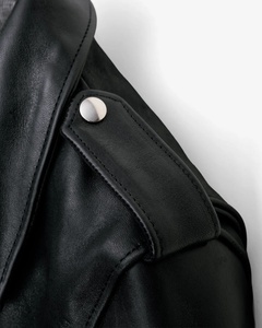 Veste de moto OEM ODM en toile, style club, avec fermeture boutonnée, col montant, coupe-vent, respirante, séchage rapide, pour l'automne - Product Image 6