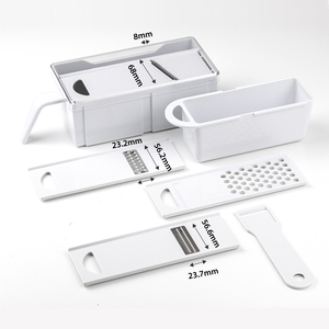 Multi Blades <b>Vegetable</b> Slicer Mandoline, <b>Multifunctional</b> Food Shredder <b>Cutter</b> for Slicing, Shredding, Grating - Product Image 4