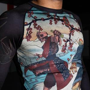 เสื้อแรชการ์ดแบบบีบอัดของผู้ชายมาใหม่ BJJ grappling rashguard แบบ2026 - Product Image 5