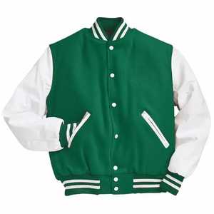 Hot Selling OEM Design Wholesale Custom <b>Jacket</b> Designs Long Sleeve Baseball <b>Jacket</b> Men Plain Blank Letterman <b>Jacket</b> - Product Image 1