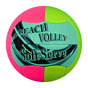 Pelota de voleibol de playa al aire libre profesional de PU y cuero personalizada de alta calidad para equipos de entretenimiento - Product Image 4