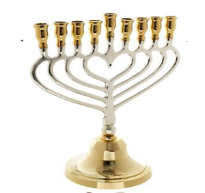 Menorah juive à 9 branches de style européen antique, Menorah juive moderne pour le Tabernacle 9Arm Hanukkah au prix de gros - Product Image 2