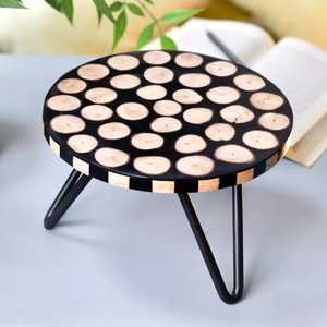 Support à gâteau en résine au design moderne personnalisable avec taille et base en métal pour manche de couteau Vente à chaud - Product Image 3