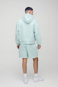 Sweat à capuche décontracté tendance avec logo personnalisé, 100% coton, coupe classique, imprimé par transfert thermique, blanc, hiver, pour homme - Product Image 5