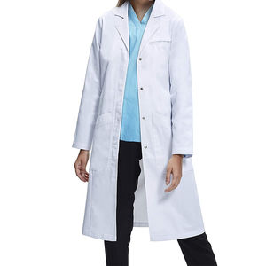 Blouse de laboratoire blanche à manches longues coton Polyester Science médicale médecin infirmière uniformes hospitaliers pour hommes femmes gommage infirmière blouse de laboratoire - Product Image 6
