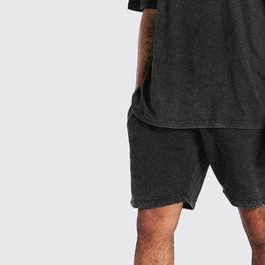 100% coton fait 2 pièces ensemble O cou t-shirts et shorts ensembles fabriqués au Pakistan haute qualité hommes été ensembles courts 2026 - Product Image 5