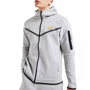 Survêtements de sport d'hiver pour hommes grande taille, design personnalisé, best-seller, avec fermeture éclair, grande poche, séchage rapide et respirant - Product Image 3