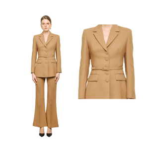 Costumes pour femmes Livraison rapide Anti-rides Formel Design de luxe Marque de mode Emballage personnalisé Fabriqué au Vietnam Fabricant - Product Image 5