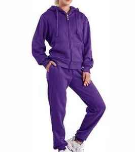 Plain Color Women Tracksuits Street Wear New Arrival Women <b>Track</b> <b>Suit</b> for Adult Custom Casual 100% Cotton Sweat <b>Suit</b> Breathable - Product Image 5