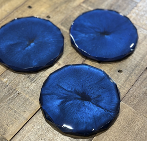 Creative <b>Resin</b> Coasters Drink Cup Mats for Plates Tea Drinks Epoxy <b>Resin</b> Coasters - Product Image 5