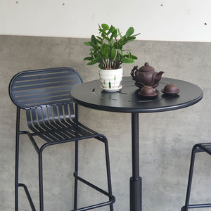 CBCF274 Combo Set 60cm Iron <b>Bar</b> <b>Table</b> <b>and</b> 2 Iron <b>Bar</b> <b>Stools</b> Women's Coats Product Category - Product Image 4