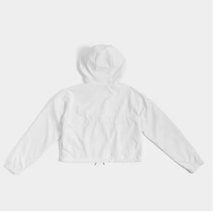 Nueva moda personalizada al por mayor cordón ajustable recortada Sudadera con capucha para mujer Fitness sudaderas con capucha - Product Image 6