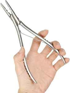 Pince d'extension de cheveux avec outil de suppression de précision à double trou pour liens et micro anneaux - Product Image 5