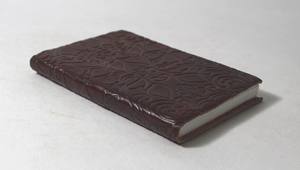 Cuaderno de cuero A6 para negocios personalizado, Funda de cuero auténtico, cuaderno Crazy Horse de viaje, funda de diario de cuero auténtico en relieve - Product Image 2