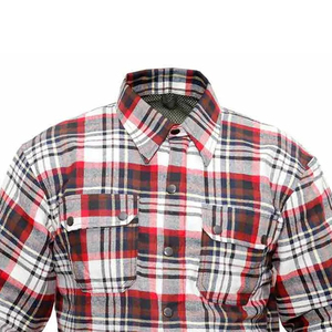 Chemise de protection homologuée CE pour la sécurité au travail avec chemise en flanelle respirante et chemise de protection pour le cyclisme pour hommes, OEM - Product Image 3