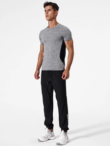 Camisetas de algodón 100% de alta calidad para hombres Nueva camiseta en blanco en diferentes colores Tela de punto - Product Image 3