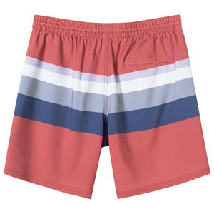 Pantalones cortos de baño personalizados para hombre OEM, material transpirable de secado rápido de verano con impresión de logotipo y opciones de personalización de etiqueta privada - Product Image 2