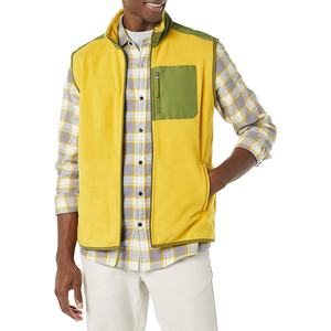 Wholesale <b>Men's</b> Full Zip Polar <b>Fleece</b> Vest High Quality Winter Waistcoat Breathable Windproof Fashionable Outer Wear <b>Gilets</b> - Product Image 1