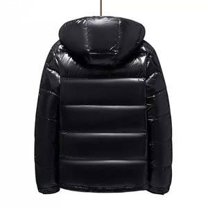 2022 vestes d'hiver brillantes pour hommes, manteaux blancs grande taille, veste à bulles chaudes, doudoune noire, vêtements décontractés, prix de gros - Product Image 5