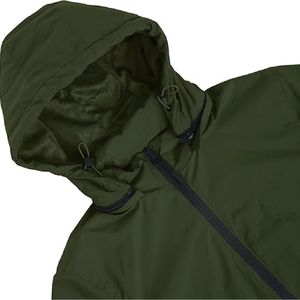 Veste coupe-vent de bonne qualité pour hommes à coque souple imperméable légère à capuche pêche randonnée veste en nylon respirante - Product Image 6