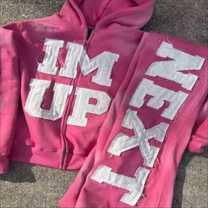 Conjunto de chándal de dos piezas unisex personalizado de talla grande, de tejido grueso y color liso, con sudadera con capucha y pantalones acampanados con dobladillo sin rematar - Product Image 2