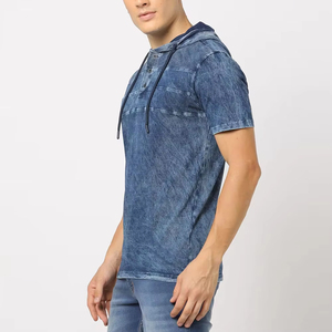 Camisetas con capucha de estambre ligeras para hombre, ropa de trabajo transpirable de secado rápido para exteriores, colores personalizables, tamaños, precio razonable - Product Image 6