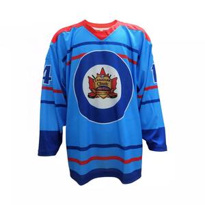 OEM Service Design Meilleur prix Uniforme de hockey sur glace sur mesure pour adultes Maillot de hockey sur glace vierge pour hommes - Product Image 3
