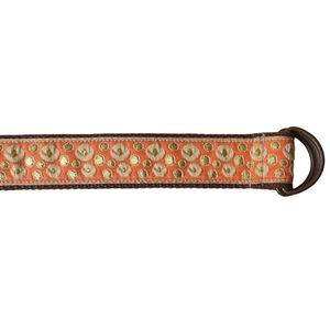 Cinturones de moda de diseño Jacquard para mujer Cinturón de servicio con hebilla de anillo doble D - Product Image 2