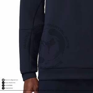 Custom Logo Embroidery Heavyweight Quarter Zip Pullover OEM High Quality Unisex Winter 100% Cotton Fleece Sweatshirt Outdoor - Product Image 5