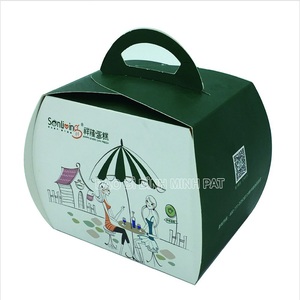 Bán Sỉ Hộp Bánh Giấy In Theo Yêu Cầu Thực Phẩm Làm Bằng Tấm Bìa Cứng Giá Cả Hợp Lý Có Thể Tái Chế - Product Image 2