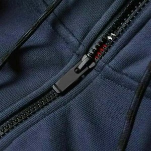2023 Fitness coton polaire fermeture éclair survêtement pour hommes mode Streetwear imprimer Sport veste pantalon en gros Jogging bas actifs - Product Image 4