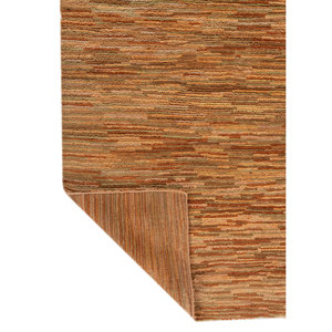 Tapis en laine noué à la main Nuray Gold, grand format, Pae-1274(Fr)-Style classique rayé pour la maison, pour le salon ou la chambre - Product Image 5