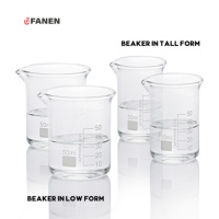 Fanen gros 50ML-2000ml grands béchers volumétriques en verre Transparent résistance à la chaleur borosilicate laboratoire Zap béchers