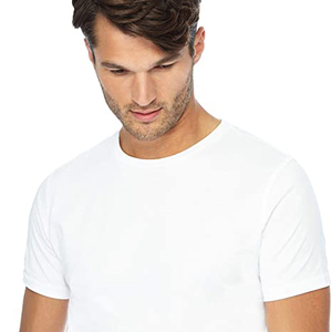 Camisetas de algodón 100% de alta calidad para hombre, camisetas de punto en blanco lisas transpirables con logotipo personalizado para estilo informal de verano - Product Image 3