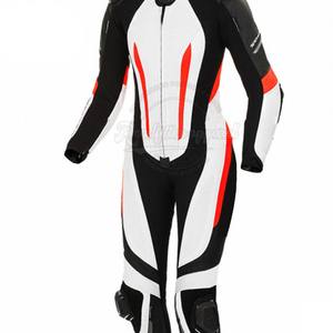 OEM de buena calidad último estilo de traje de moto personalizado de cuero de la motocicleta traje de carrera de motorista de cuero de carreras traje de moto - Product Image 5
